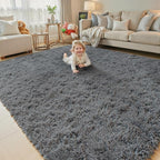Rugs for Bedroom 4x6, Alfombras para Salas Shag Large Plush Soft Area Rug - Image 7
