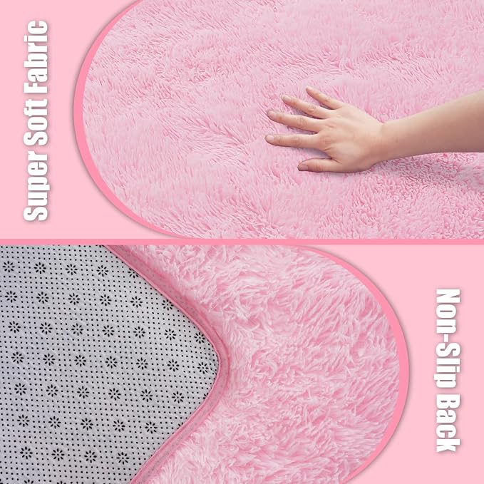Ultra Soft Fluffy Area Rugs for Bedroom Living Room 10x14, Nursery Rug - Image 2