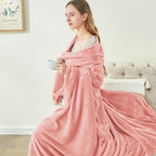 BEDELITE Fleece Blanket Pink Throw Blankets - Image 5