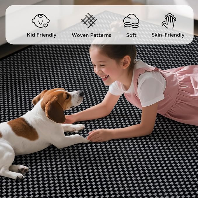 YDKGL 2x8 ft Runners for Hallways Extra Long Woven Washable Kitchen Runner Mat - Image 4
