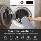 RESARE Waffle Bath Mat for Bathroom, Super Absorbent Bathroom Rugs Non Slip - Image 6