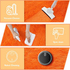 8x10 Fluffy Area Rugs for Living Room, Shag Area Rug for Bedroom, Soft Orange - Image 3