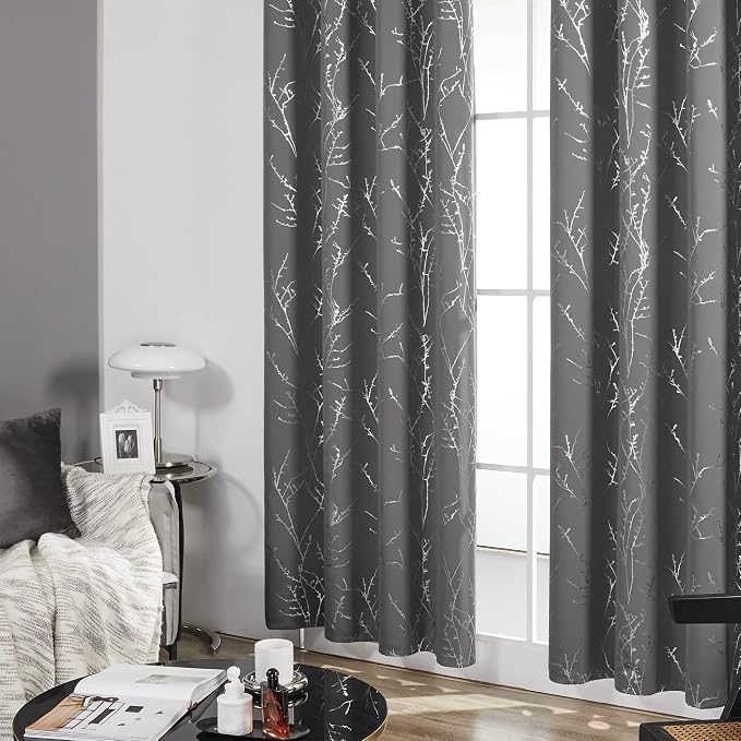 Deconovo Short Kitchen Curtains, 42 x 54 Inch Length 2 Panels Set, Thermal - Image 5