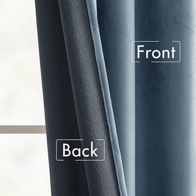 MIULEE Velvet Curtains 108 inches - Image 7