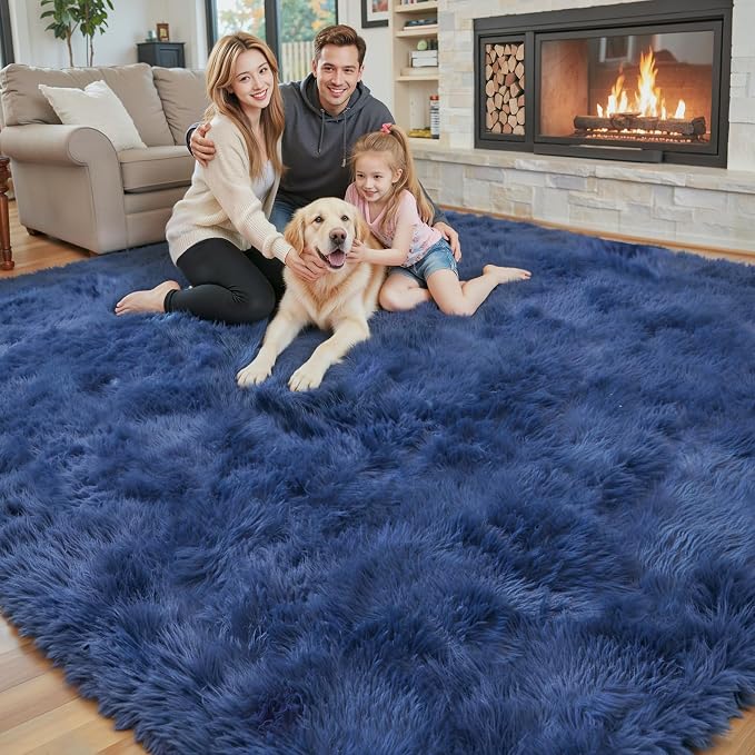 Rugs for Bedroom 4x6, Alfombras para Salas Shag Large Plush Soft Area Rug - Image 7