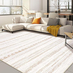 Nakagishi 7x9 Area Rug Living Room: Washable Boho Large Neutral Soft Farmhouse by NakagishiAreaRug