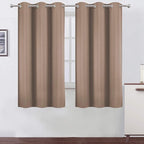 LEMOMO Cappuccino Blackout Curtains 42 x 63 Inch Length/Set of 2 Curtain by Lemomo