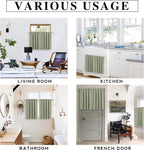 RYB HOME Blackout Cafe Curtains 30 inch Length, Short Light UV Heat Blocking - Image 7