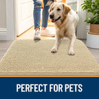 OLANLY Dog Door Mat for Muddy Paws 35x24, Absorbs Moisture and Dirt, Absorbent - Image 6