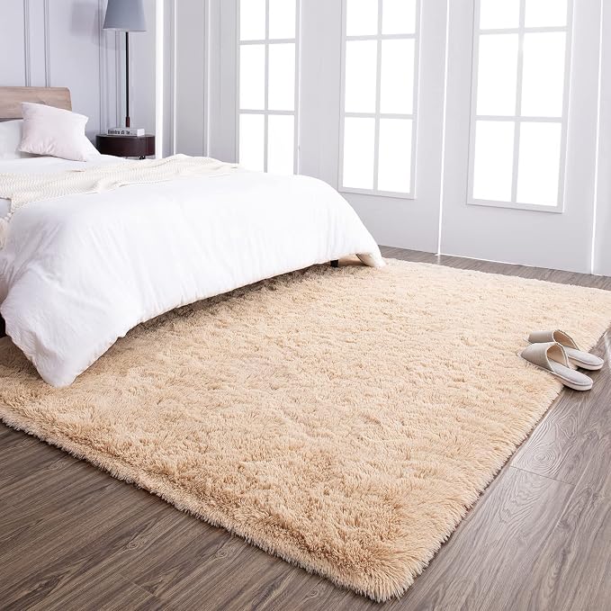 TWINNIS Super Soft Shaggy Rugs Fluffy Carpets, 5x8 Feet, Indoor Modern Plush - Image 5