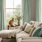 RYB HOME Sage Green 100% Blackout Curtains 84 inches Long, Thermal Insulated - Image 6