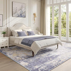 Washable Area Rugs 6'x8' Non-Slip Modern Abstract Soft - Image 2
