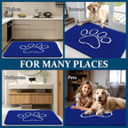 OLANLY Dog Door Mat for Muddy Paws 36x24, Paw Print Design, Absorbs Moisture - Image 8
