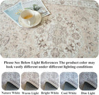 Living Room 6x9 Area Rugs: Farmhouse Washable Ultra Soft Carpet - Image 3