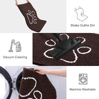 Smiry Dog Door Mat for Muddy Paws, Absorbent Dirt Trapper Non Slip Quick Dry - Image 6