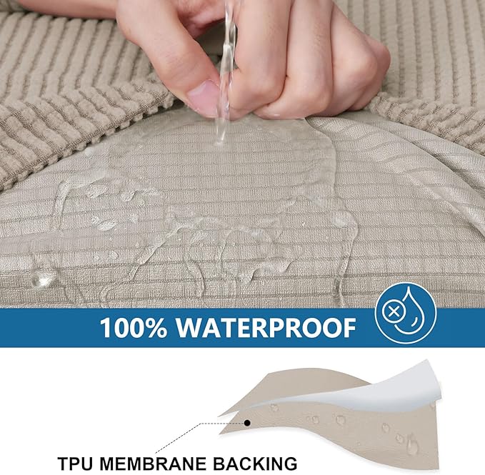 hyha Waterproof Couch Cushion Covers - Image 3