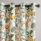 Topfinel Beige Floral Curtains 63 Inch Length 2 Panels Aesthetic Unique Rustic - Image 3