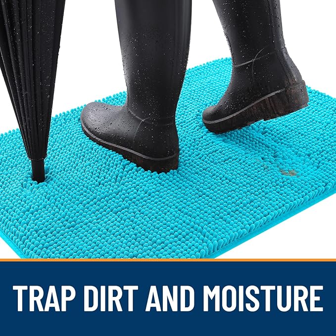OLANLY Dog Door Mat for Muddy Paws 40x32, Absorbs Moisture and Dirt, Absorbent - Image 2