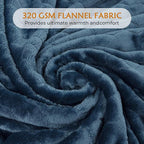 TOONOW Fleece Blanket Super Soft Plush Throw Blanket 50" x 60" Cozy Fuzzy Bed - Image 4