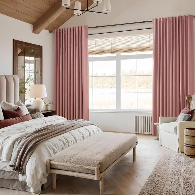 Guken 100% Blackout Curtains 90 Inch Length 2 Panels Set - Image 8