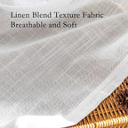 MYSKY HOME 95 Inches Long White Curtains Semi Sheer Drapes Light Filtering - Image 5