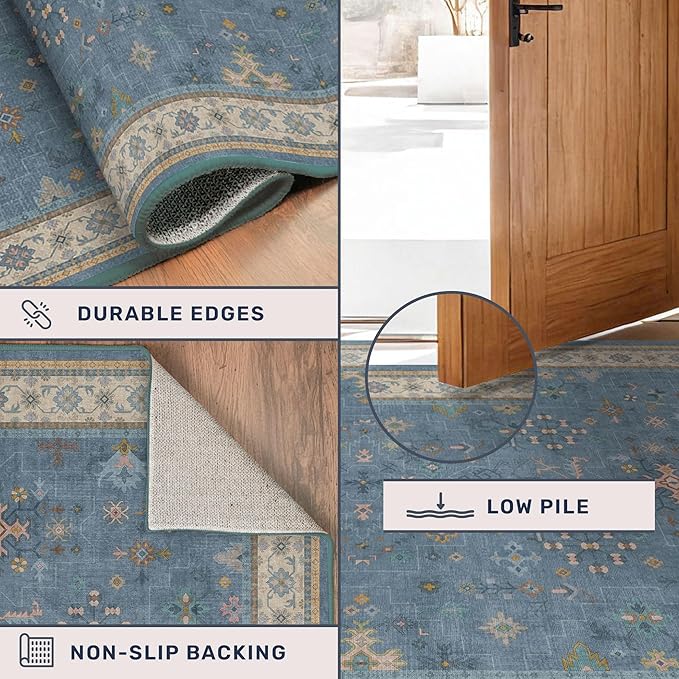Washable 3x6 Throw Rug for Large Kitchen - Image 5