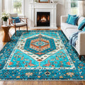 SERISSA 6x9 Area Rugs for Living Room, Large Washable Non-Slip Boho Rug by SERISSAHomeDecorCollection
