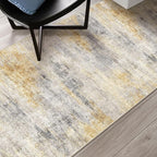 3x4 Washable Entryway Area Rug: Modern Abstract Small Runner Rug - Image 6