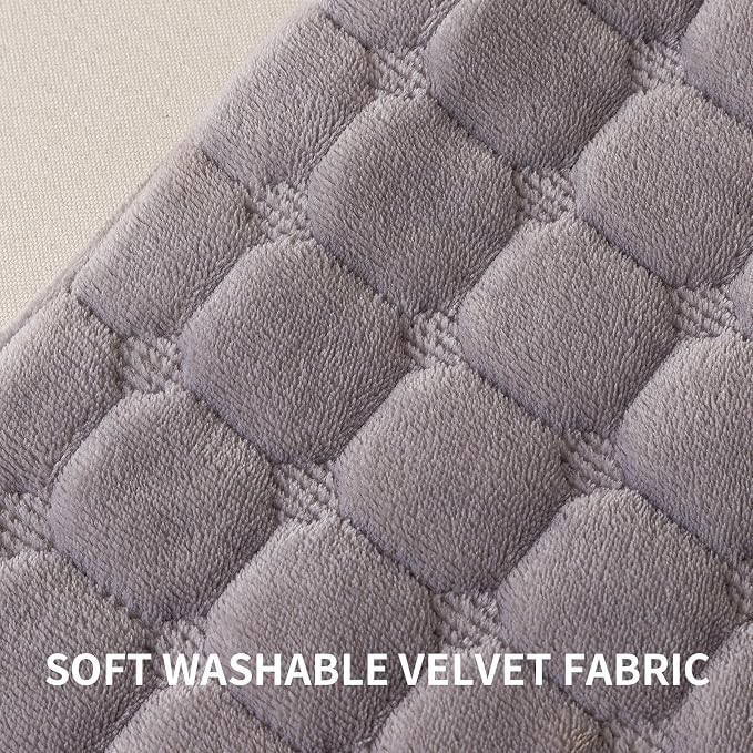 Velvet Throw Pillow Covers 22×22 Inch Decorative Pillows Cover Neutral Soft - Image 4