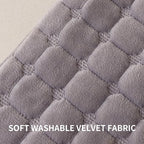 Velvet Throw Pillow Covers 22×22 Inch Decorative Pillows Cover Neutral Soft - Image 4