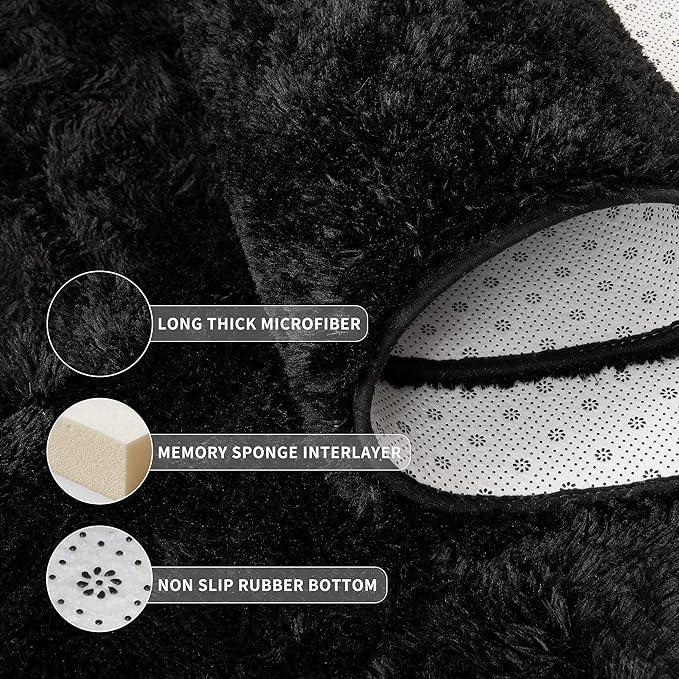 Tepook Area Rugs 10x14 for Living Room, Super Soft Fluffy Rugs for Bedroom - Image 5