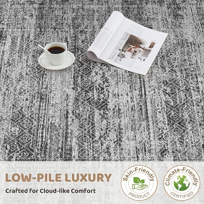 UERMEI 8x10 Area Rug Living Room Rugs - Image 7