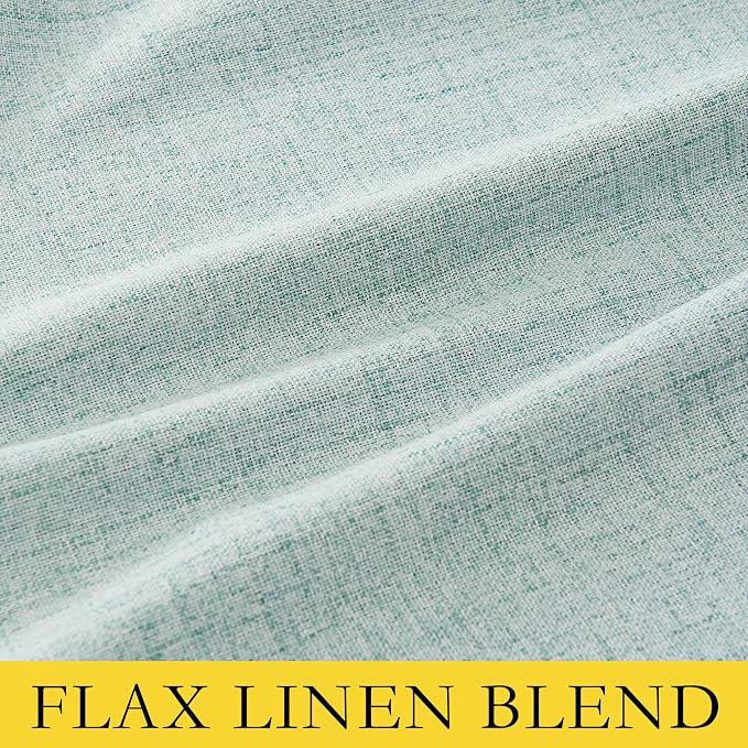 NICETOWN 100% Absolutely Blackout Linen Curtains - Image 9