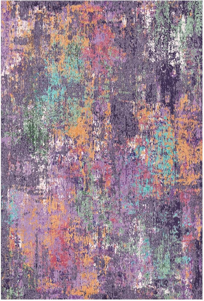 Washable Area Rugs 2'x8' Non-Slip Modern Abstract Soft - Image 9