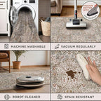 Washable 9x12 Living Room Rug - Image 5