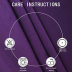 LEMOMO Purple Blackout Curtains 52 x 84 Inch Length/Set of 2 Curtain - Image 4