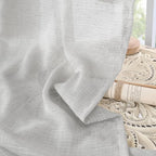 BGment Light Grey Linen Curtains - Image 7