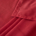 BGment Red Linen Curtains 90 Inch Length - Image 8