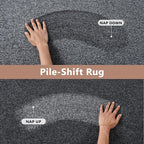 FinRèc 4x6 Washable Area Rugs for Bedroom Living Room, Low Pile Thin Rug Solid - Image 8
