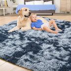 Tepook Soft Fluffy Rugs for Bedroom, 4x6 Area Rug for Living Room, Modern - Image 4
