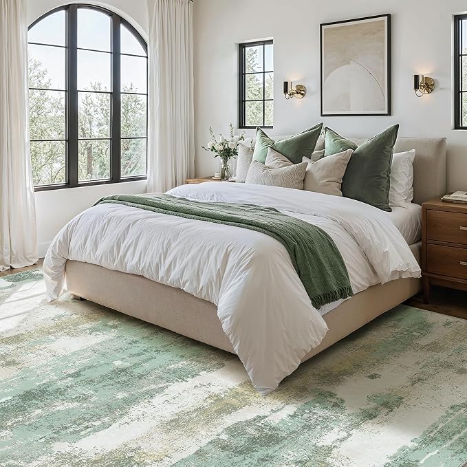 BEIMO Area Rugs 9x12 for Living Room Bedroom, Modern Abstract Machine Washable - Image 3