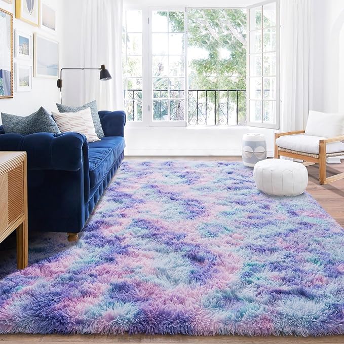 Rugs for Living Room 9x12, Soft Shaggy Modern Large Shag Area Rug for Bedroom - Image 7
