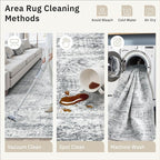 Area Rugs 4x6 for Living Room, Vintage Washable Rugs for Dining Room, Non-Slip - Image 9