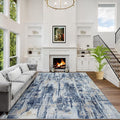 5x7 Area Rugs Washable Rug: Modern Abstract Living Room Rug Soft Anti-Skid Thin by GENTDRIZZ