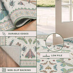 Hazo Haus Mint Green Washable Bathroom Rug - Image 5