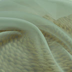 OWENIE Sage Green Sheer Curtains 72 Inches Long 2 Panels Set, Transparent Voile - Image 5