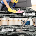 Tepook Soft Fluffy Rugs for Bedroom, 4x6 Area Rug for Living Room, Modern - Image 7