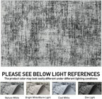 9x12 Area Rugs Washable Rug: Modern Abstract Living Room Rug Soft Anti-Skid - Image 7