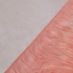 linmopm Faux Fur Rug Sheepskin Shag Fluffy Fuzzy Pink 2x6 ft Runner Rugs - Image 8