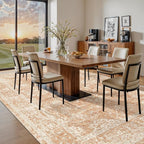 Madane 9x12 Area Rugs for Living Room, Machine Washable Vintage Rug - Image 2
